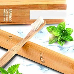 TRUGARI Organic Bamboo Toothbrush with Elegant